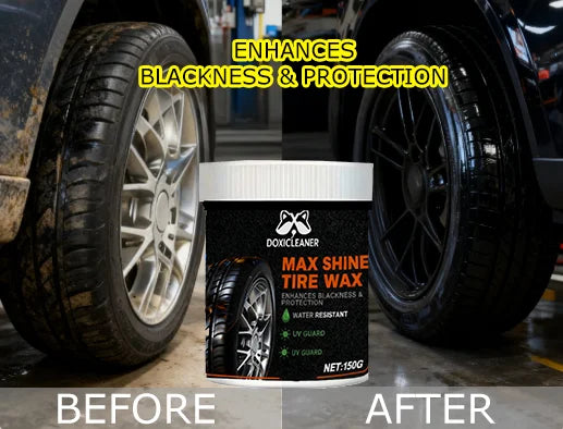 Tire Polish Black Enamel Paste – Quick-Dry Shine Restorer
