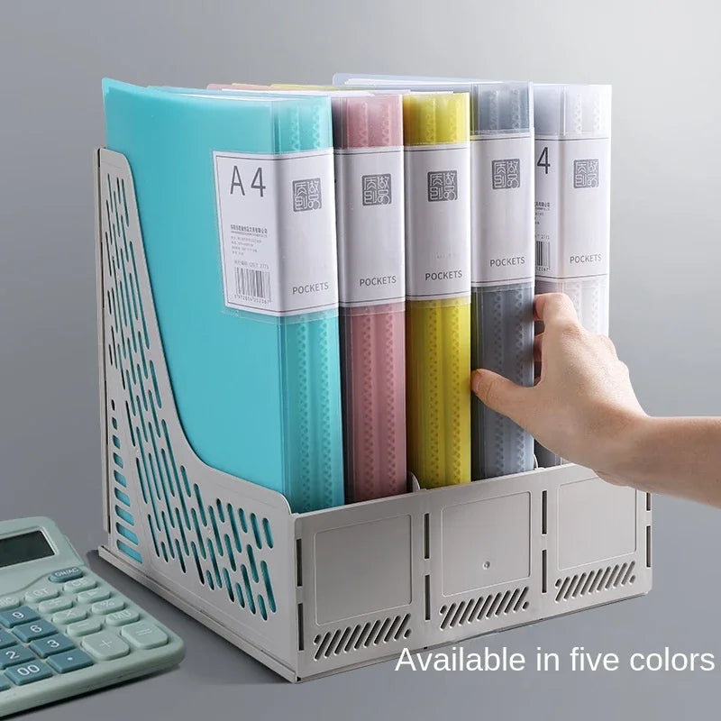 A4 Transparent 40-Pocket File Organizer | Waterproof Folder