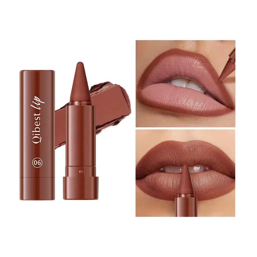 Twist Up Gradient Matte Lip Liner Crayon – Waterproof Lip Liner Peaceful Pleasures Health and Wellness 06