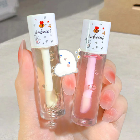 Peach Honey Lip Oil – Plumping, Moisturizing & Non-Sticky Gloss Lip Oil Gloss Oasis Select