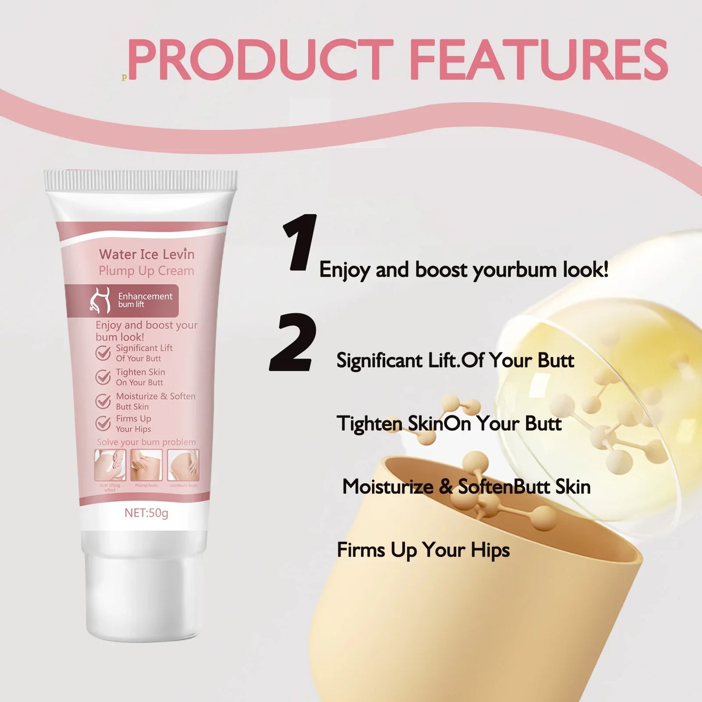 Hyaluronic Acid Body Firming Cream – Plump, Tighten & Lift