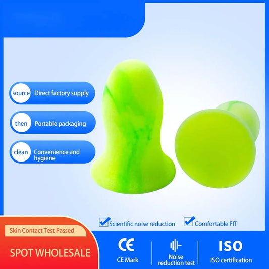 Soft Foam Sleeping Earplugs S/M – Noise Blocking | OEMG Foam Sleeping Earplugs Peaceful Pleasures Health and Wellness