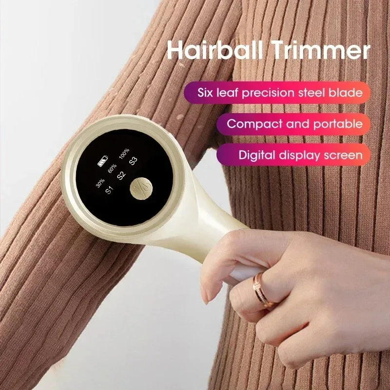 Electric Rechargeable Lint Remover Portable Fabric Hair Ball Shaver Fluff Remover for Clothes Peaceful Pleasures Health and Wellness