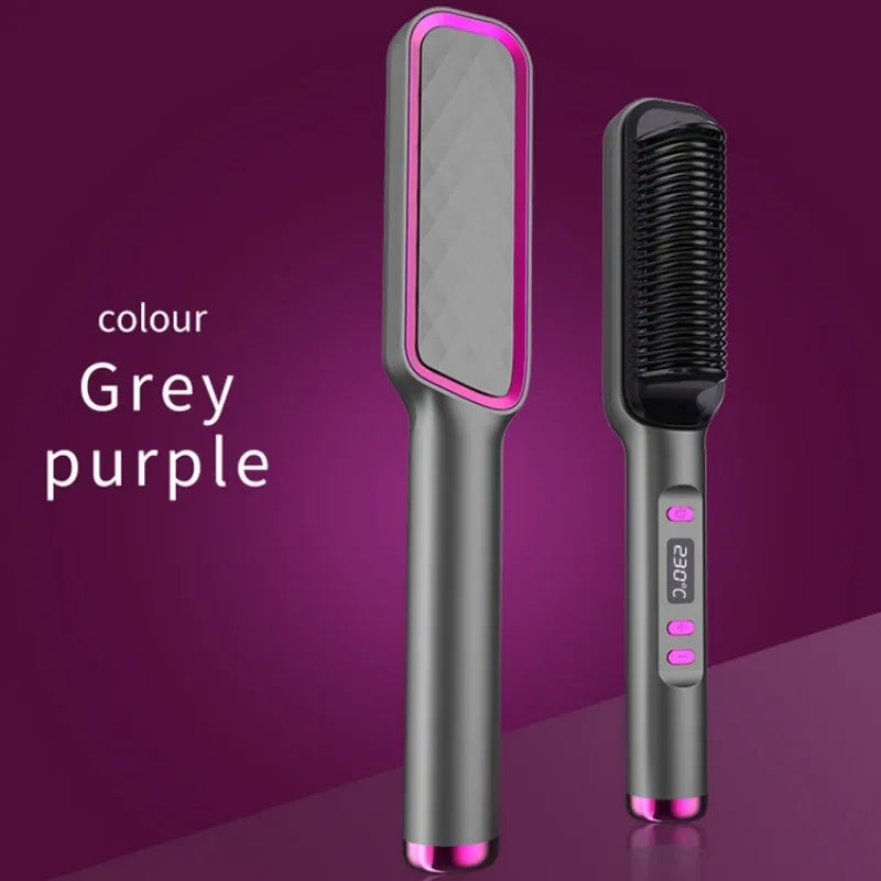 Electric Hot Comb Straightener Brush | Negative Ion Styling