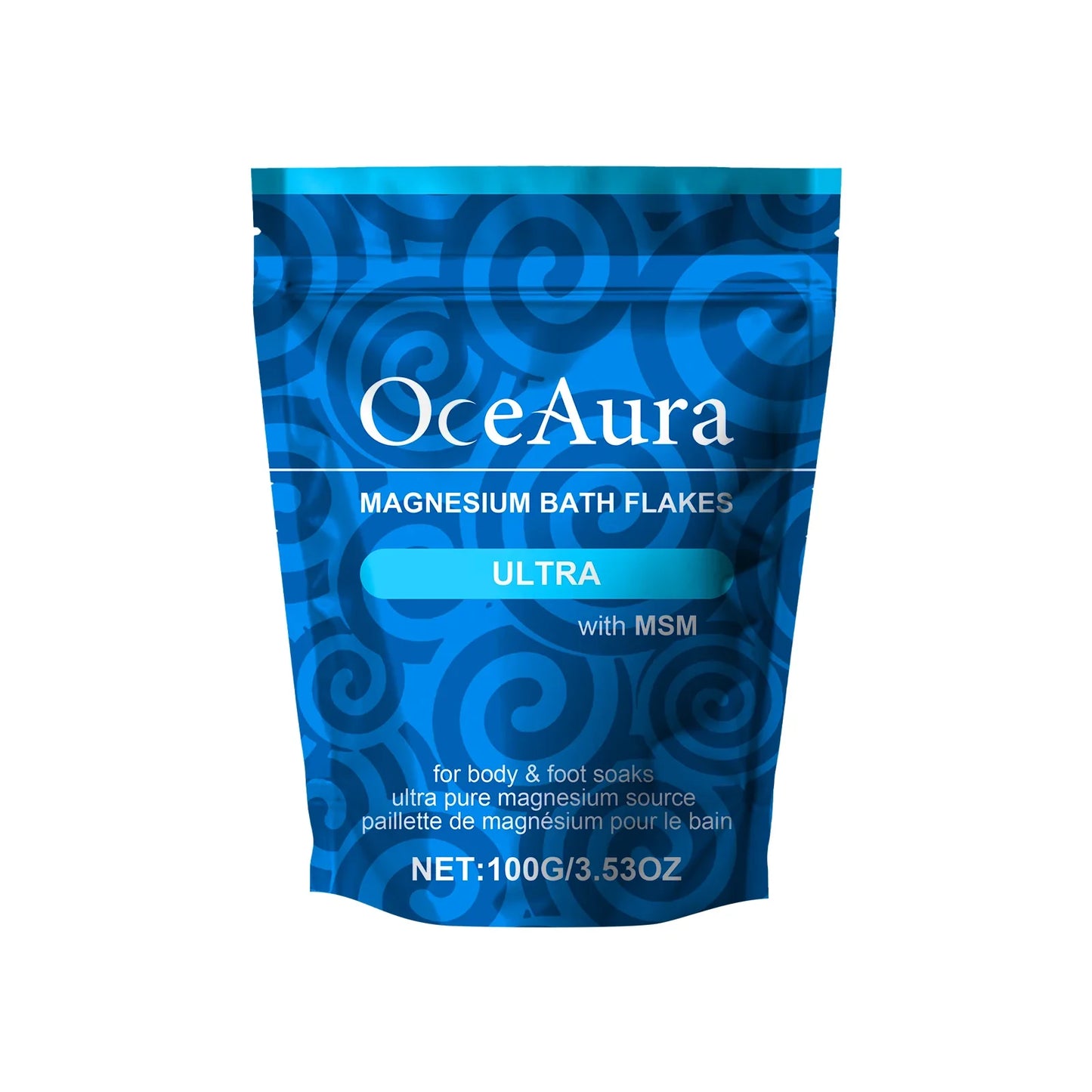 OceAura Magnesium Bath Salt Exfoliator – Hydrating Body Scrub