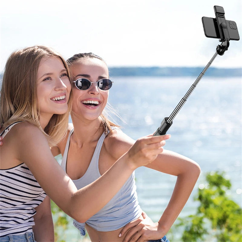 With Fill Light 360-Degree Rotation Wireless Bluetooth Selfie Stick Remote Shutter Tripod For iphone xiaomi huawei Phone Holder Peaceful Pleasures Health and Wellness