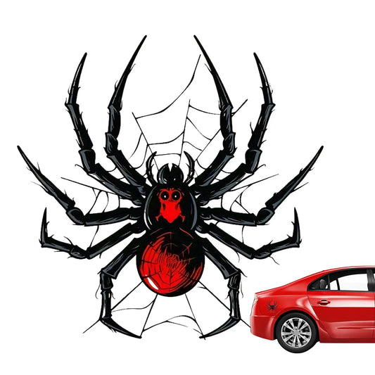 3D Spider Vinyl Decal Sticker for Car & Motorcycle | Gothic Vinyl Car Decal Peaceful Pleasures Health and Wellness