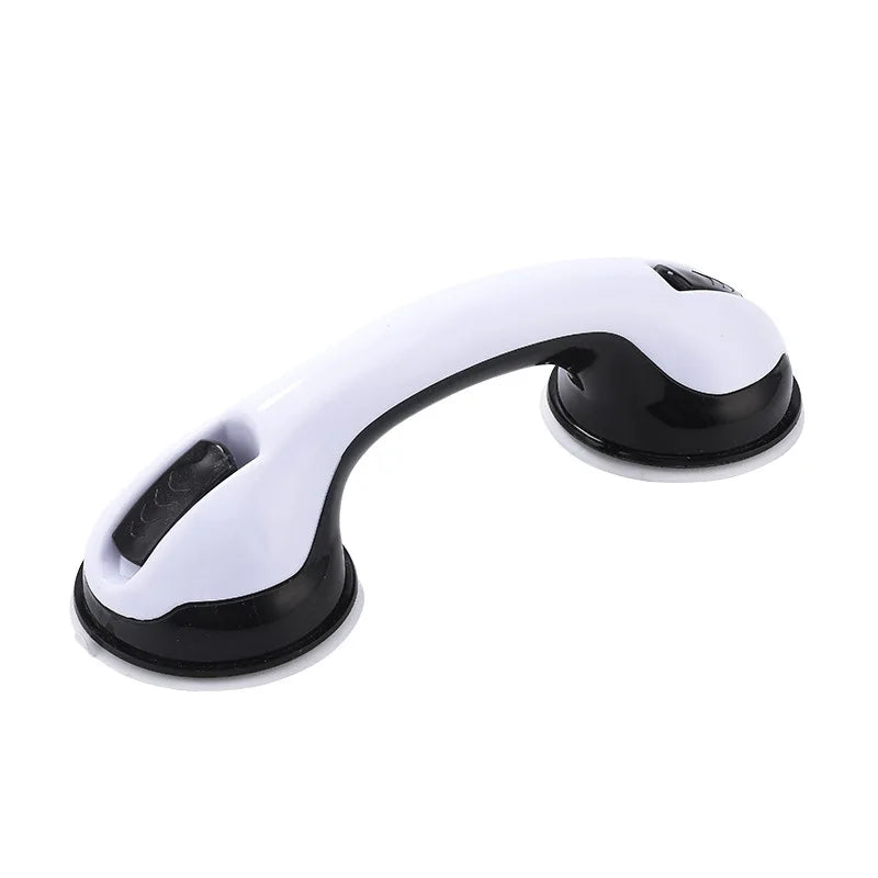 Bathroom Safety armrest No Drill strong suction cup children's bathtub handle Anti Slip Toilet Support Handle for Elderly Peaceful Pleasures Health and Wellness black