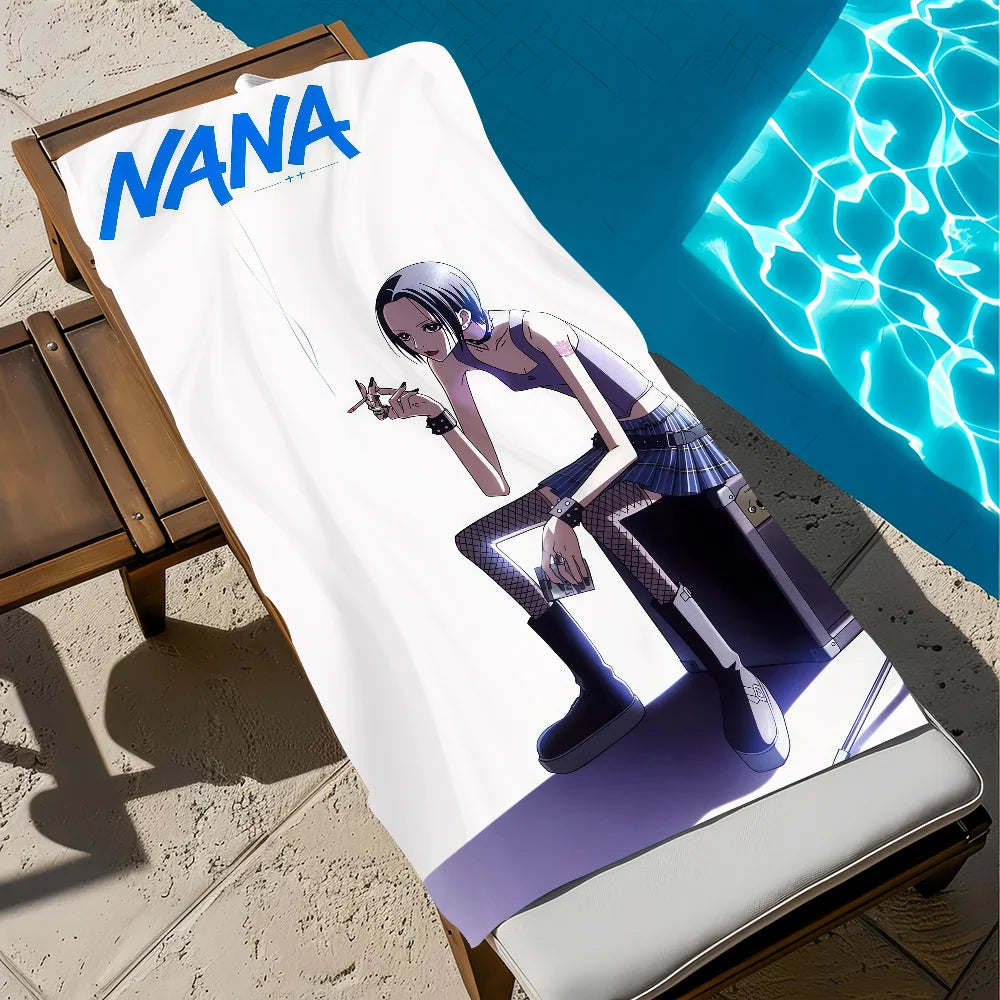 Nana Osaki Anime Quick-Dry Beach Towel | Soft Microfiber Pool Towel
