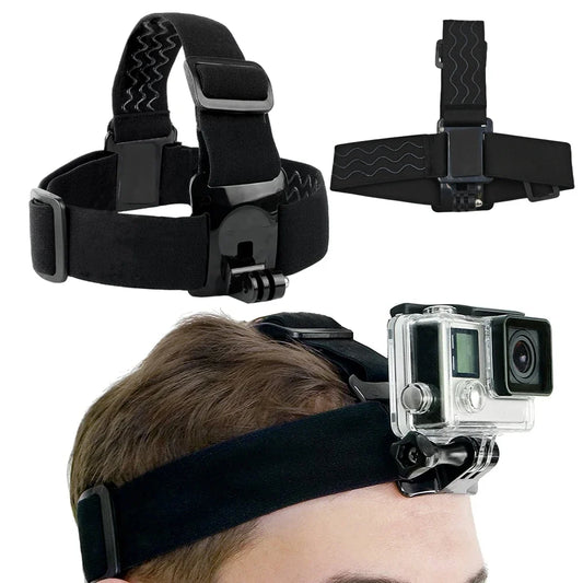 Adjustable Head Strap Mount for GoPro, Insta360 & DJI Osmo Camera Head Strap Mount Oasis Select Default Title