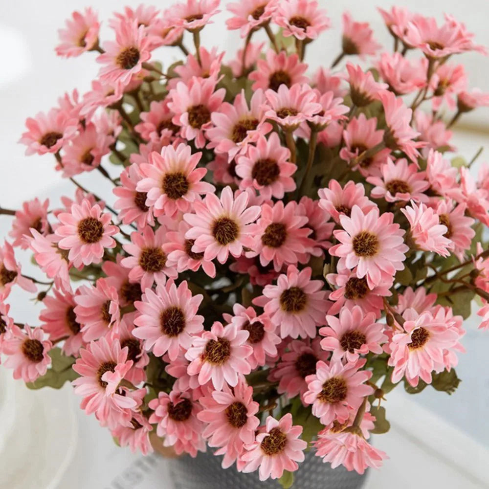Silk Daisy Artificial Flowers for Wedding, Home & Garden Decor