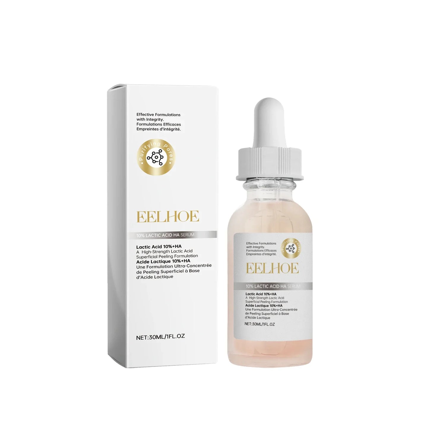 EELHOE Hyaluronic Acid & Lactic Acid Face Serum 30ml