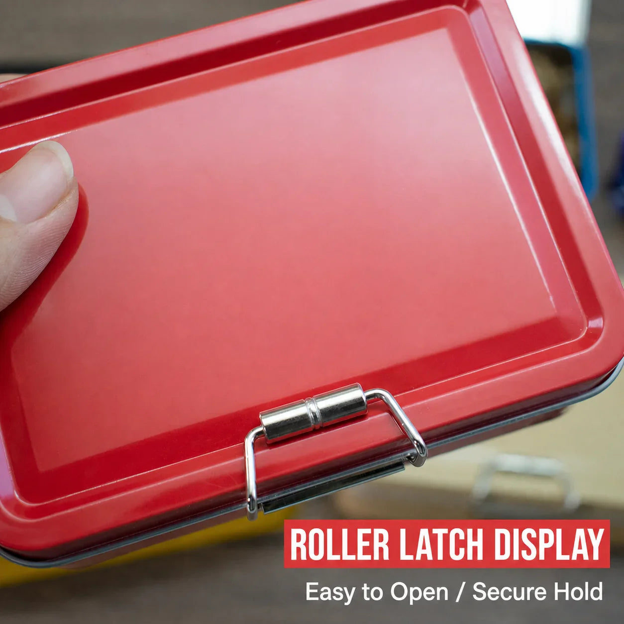 Tinplate Flip-Top Storage Tin | Fishing & Craft Organizer Box