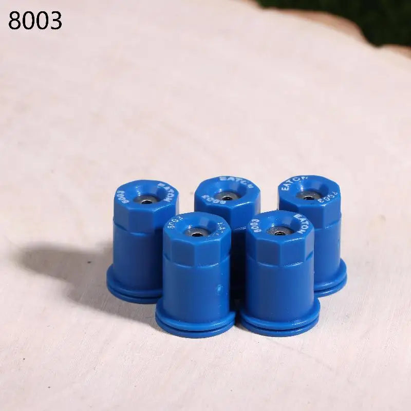 Stainless Steel 5Pcs Round Atomizing Nozzle Mist Spray for Watering System Agricultural Garden Livestock Cooling Peaceful Pleasures Health and Wellness 5pcs Blue