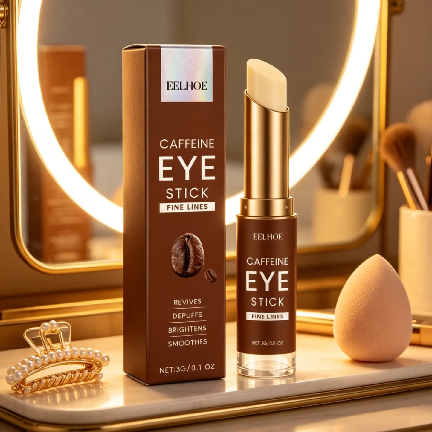 EELHOE Caffeine Eye Stick – Depuff, Firm & Wrinkle Reduction