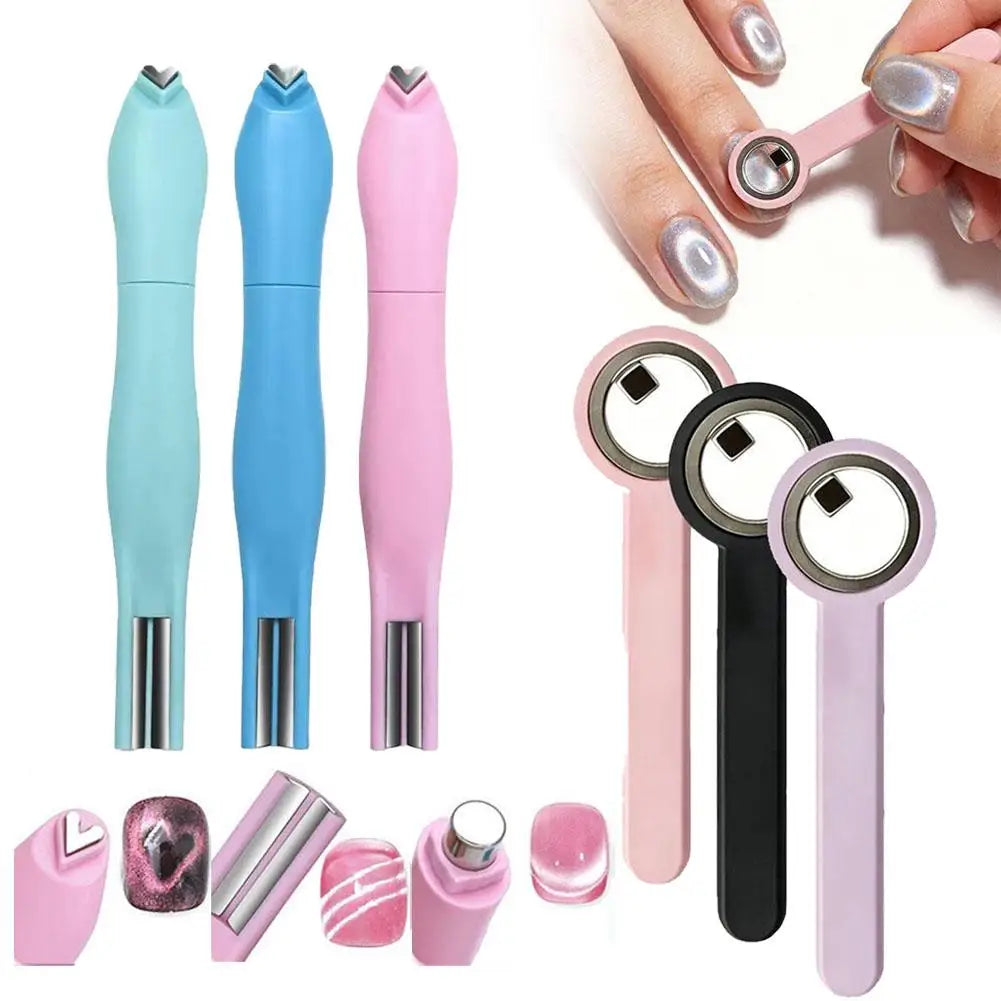 3D Cat Eye Nail Art Magnetic Pen – Gel Polish Magnet Wand
