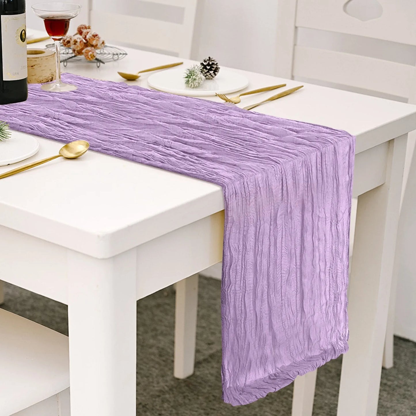 Cheesecloth Gauze Table Runner | Boho Wedding & Party Décor
