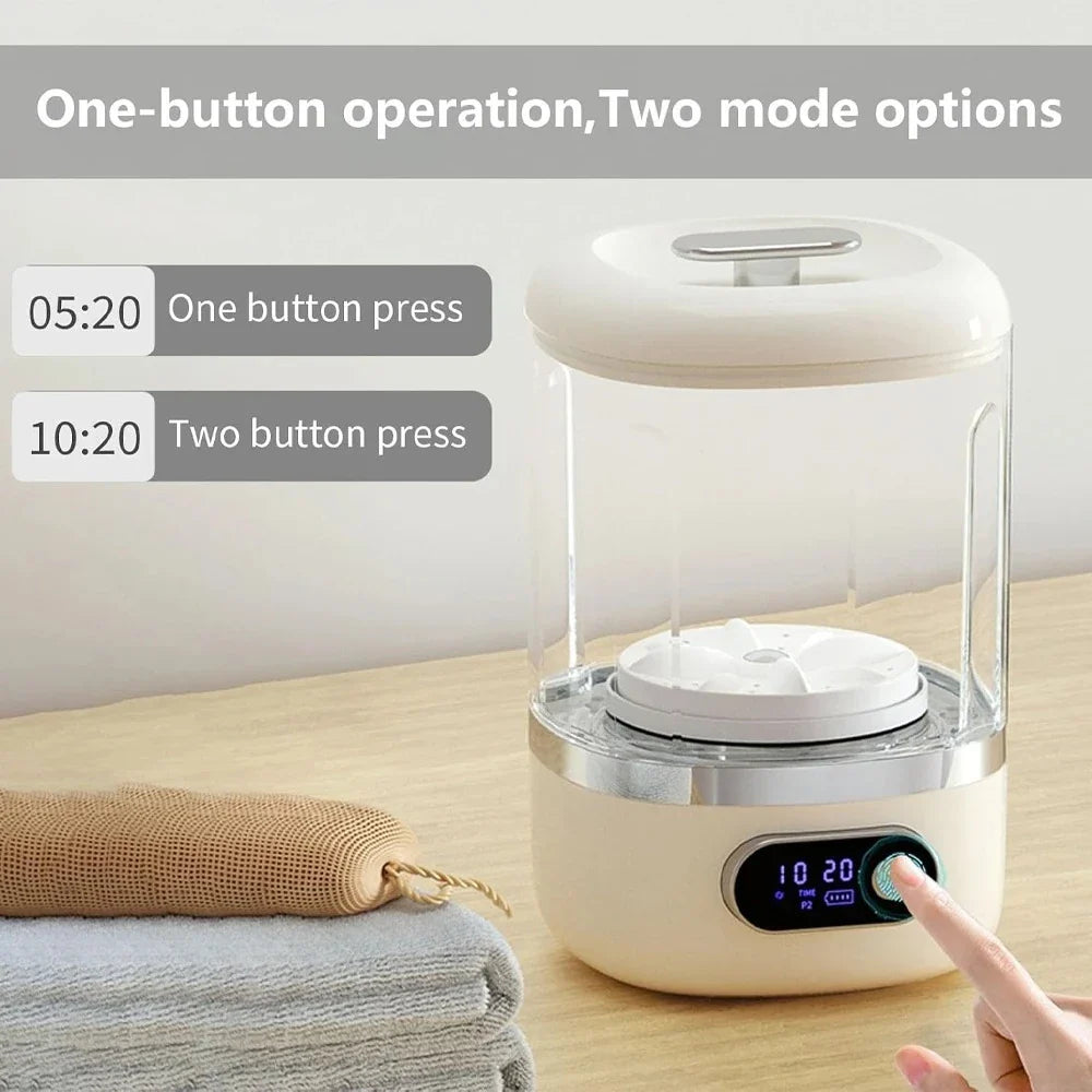 Wireless Charging Portable Mini Washing Machine for Delicates