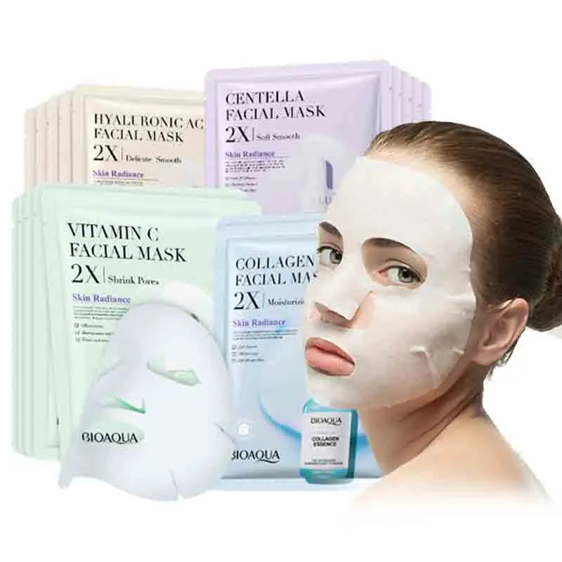 BIOAQUA Centella Collagen Sheet Face Mask | Hyaluronic Acid