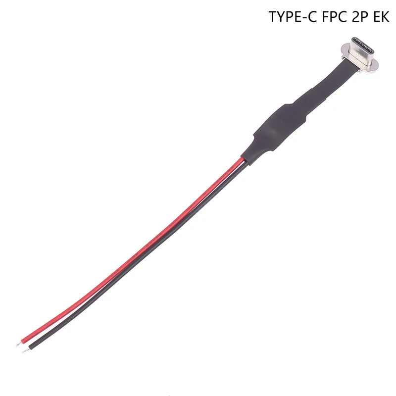 Type-C Micro USB Flat Fast Charge Cable with Resistor | 13.5cm USB Charging Cable Peaceful Pleasures Health and Wellness style 1