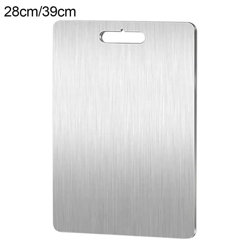 304 Stainless Steel Cutting Board – Double Sided Food Grade
