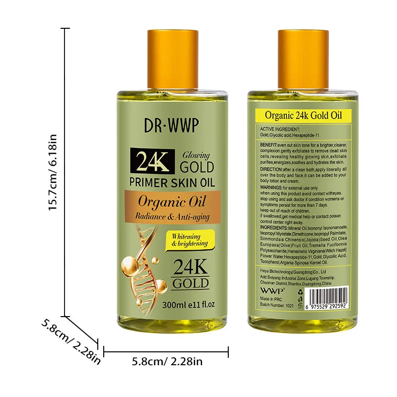 Turmeric Massage Oil – Body SPA, Moisturizing & Scraping 200/300ml