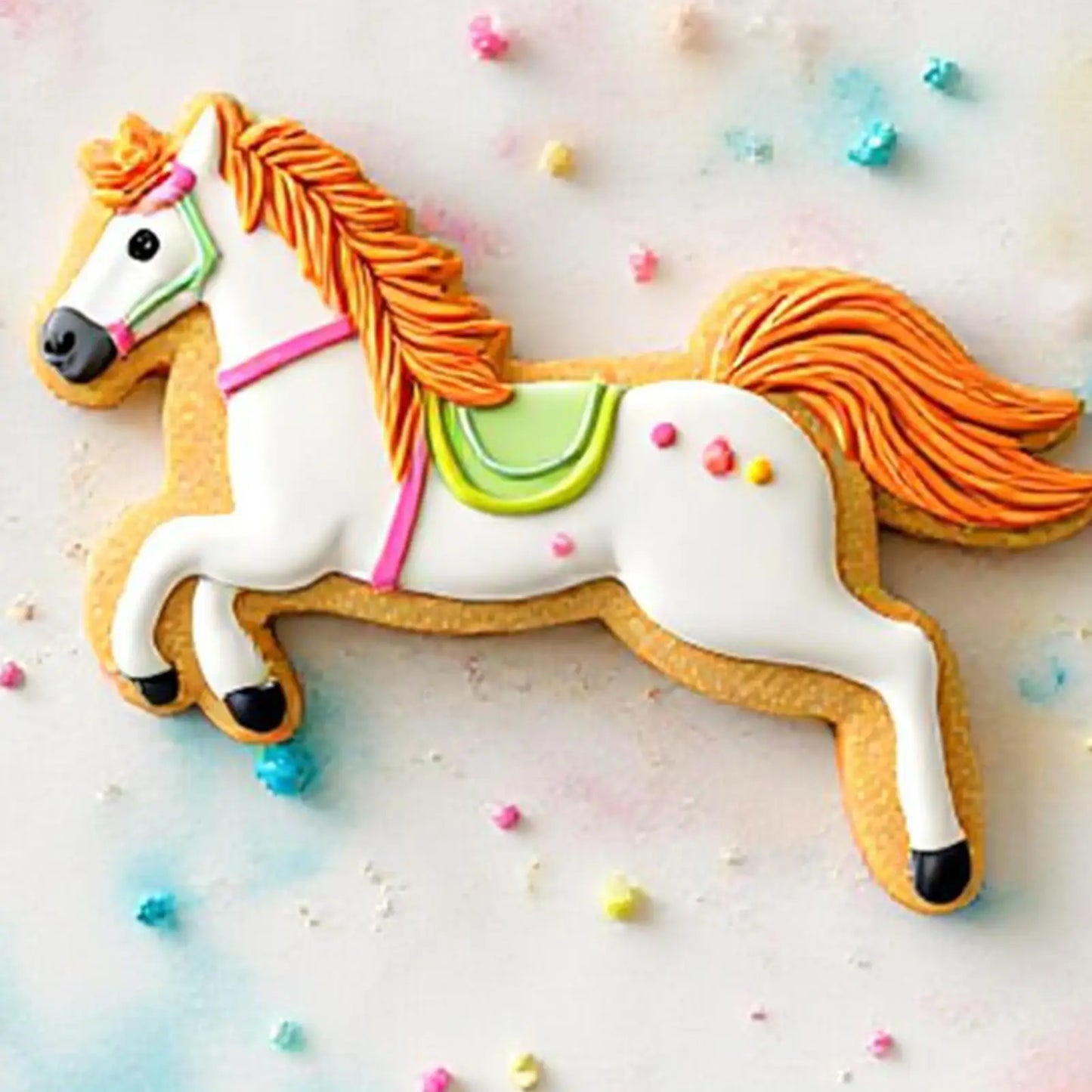 Horse Cookie Cutter – Stainless Steel Fondant Baking Tool