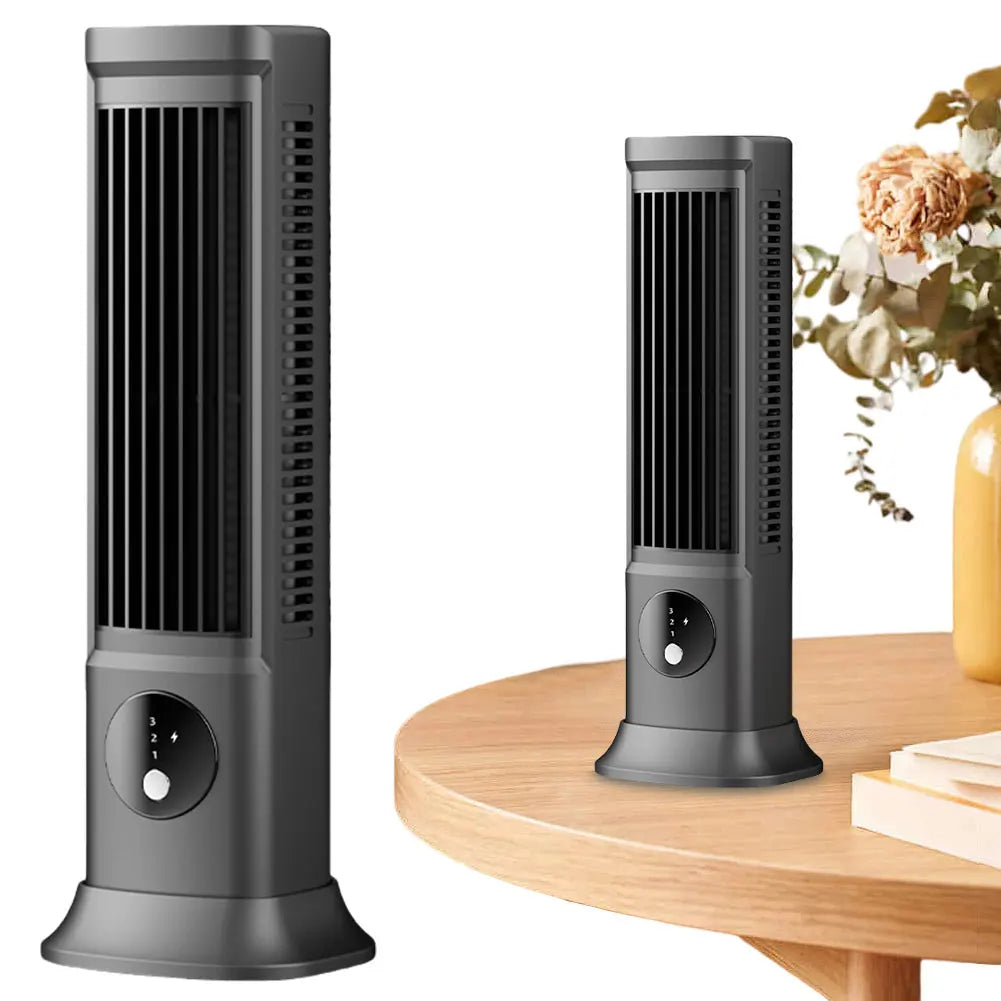 Tower Fan USB Rechargeable Portable Table Fan Quiet Cooling Personal Fan for Bedroom Home Office Peaceful Pleasures Health and Wellness