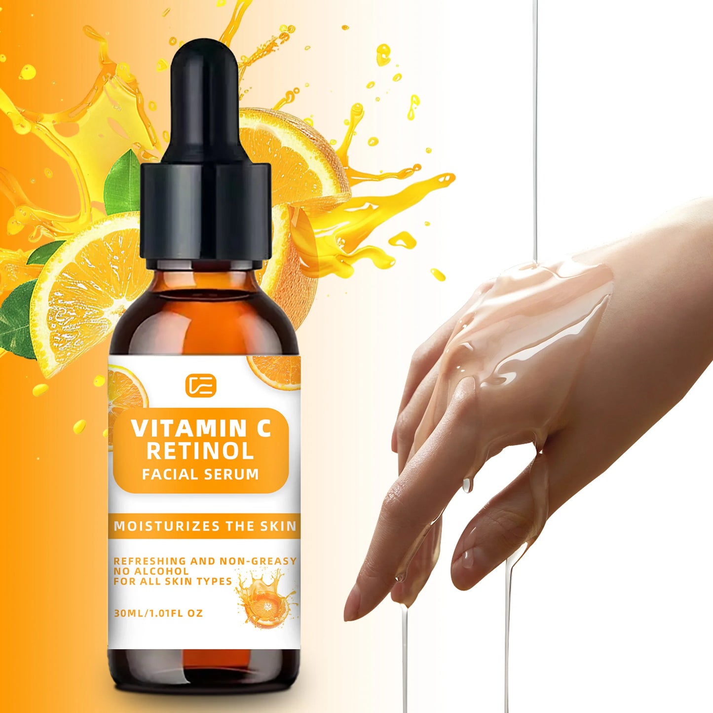 Vitamin C & Retinol Face Serum – Brightening & Firming