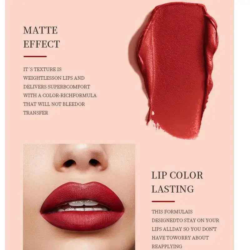 Fit Colors 8-Pc Velvet Matte Liquid Lipstick Set | Long-Lasting