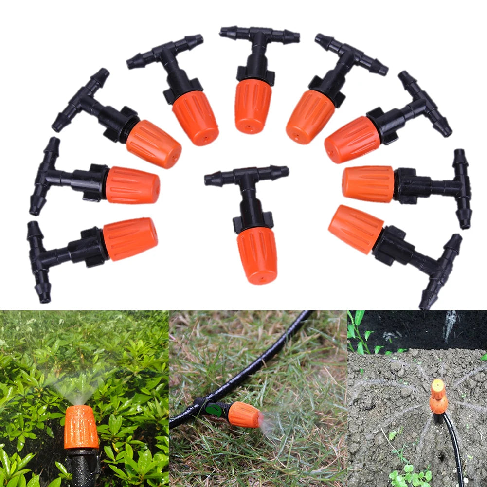 10Pcs Atomization Nozzles Drip Irrigation Spray Emitters Peaceful Pleasures Health and Wellness