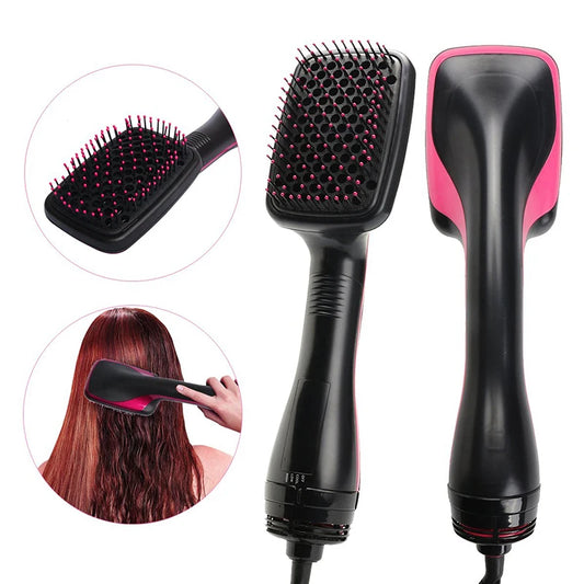 Hair Dryer One Step Electric Hot Air Brush Travel Hairdryer Hairbrush Professional Hair Straightening Hairbrush Styling Tool Peaceful Pleasures Health and Wellness