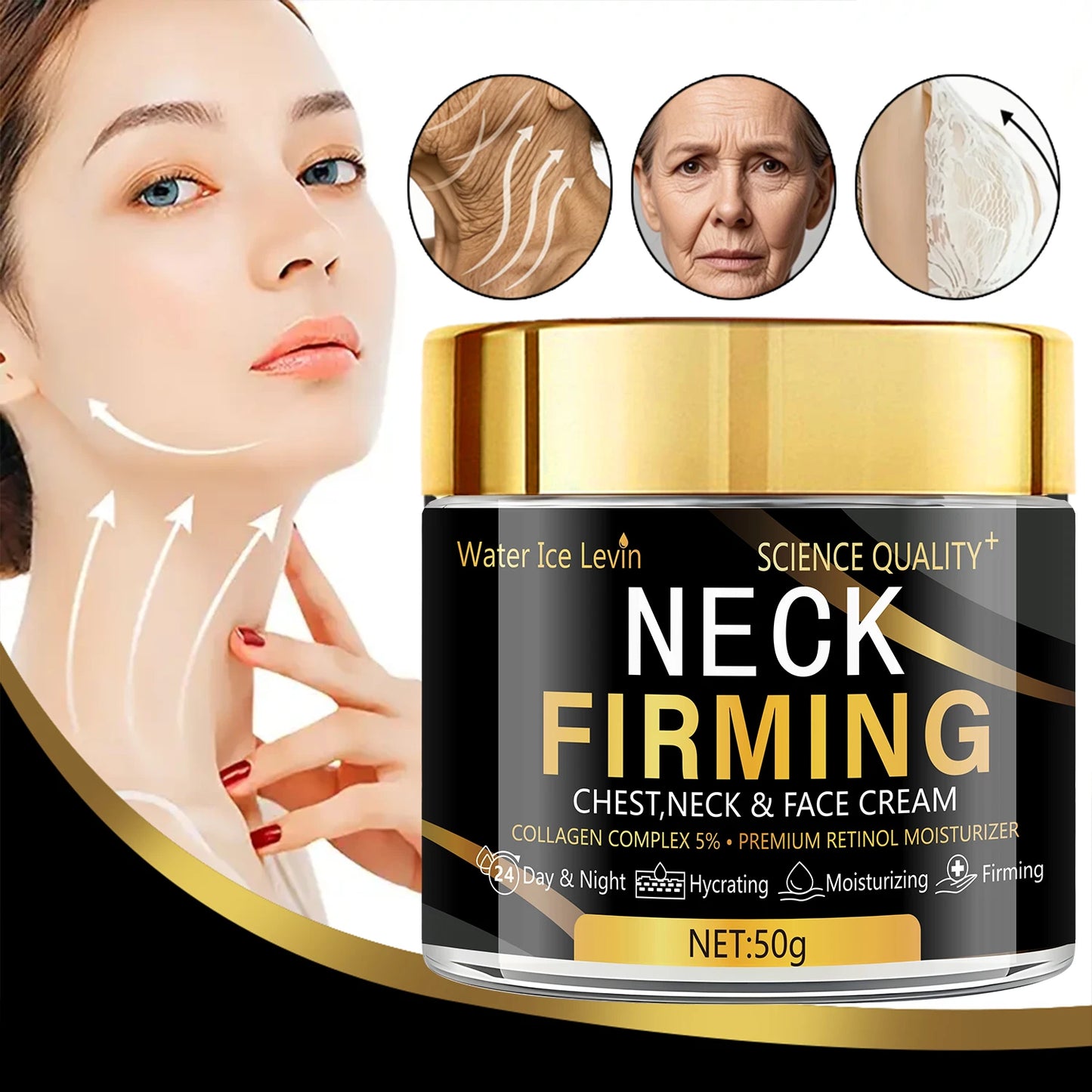 Water Ice Levin Collagen Retinol Cream – Face, Neck & Chest