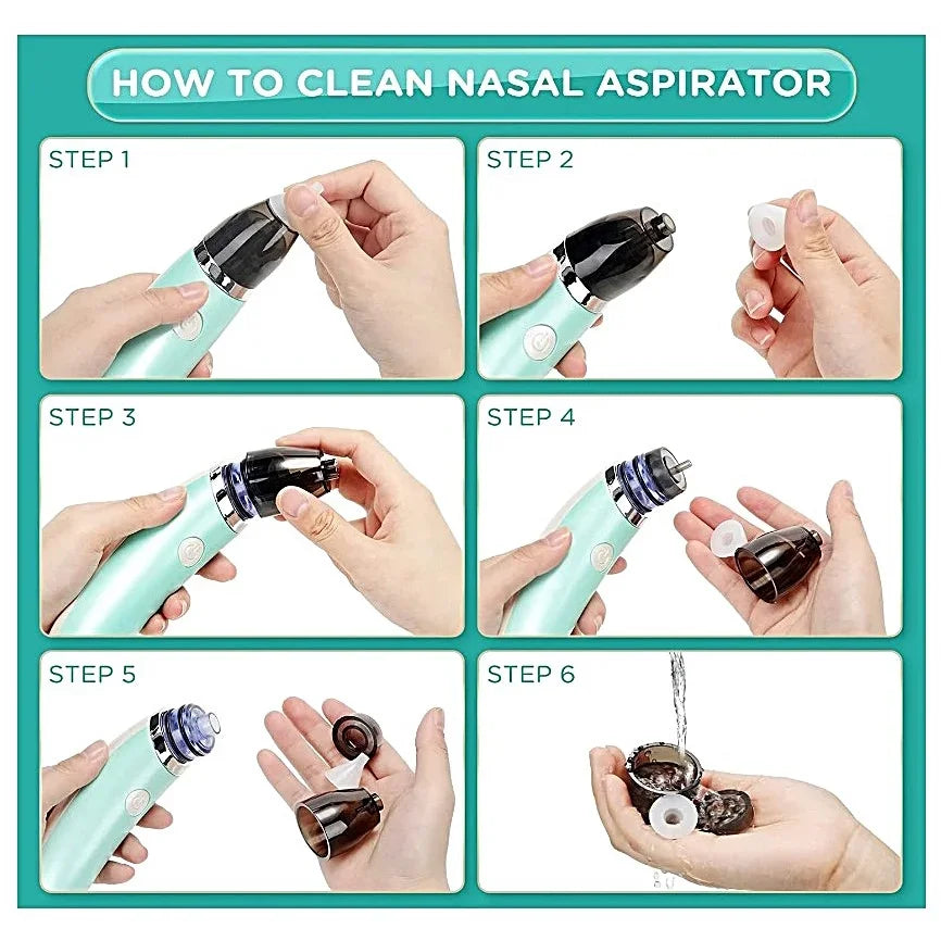 Electric Baby Nasal Aspirator – Safe Gentle Suction for Newborns