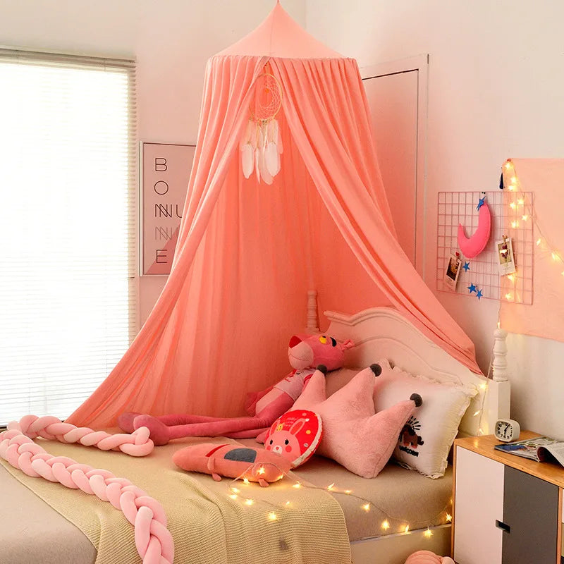 Kids Dome Bed Canopy Castle Play Tent & Mosquito Net