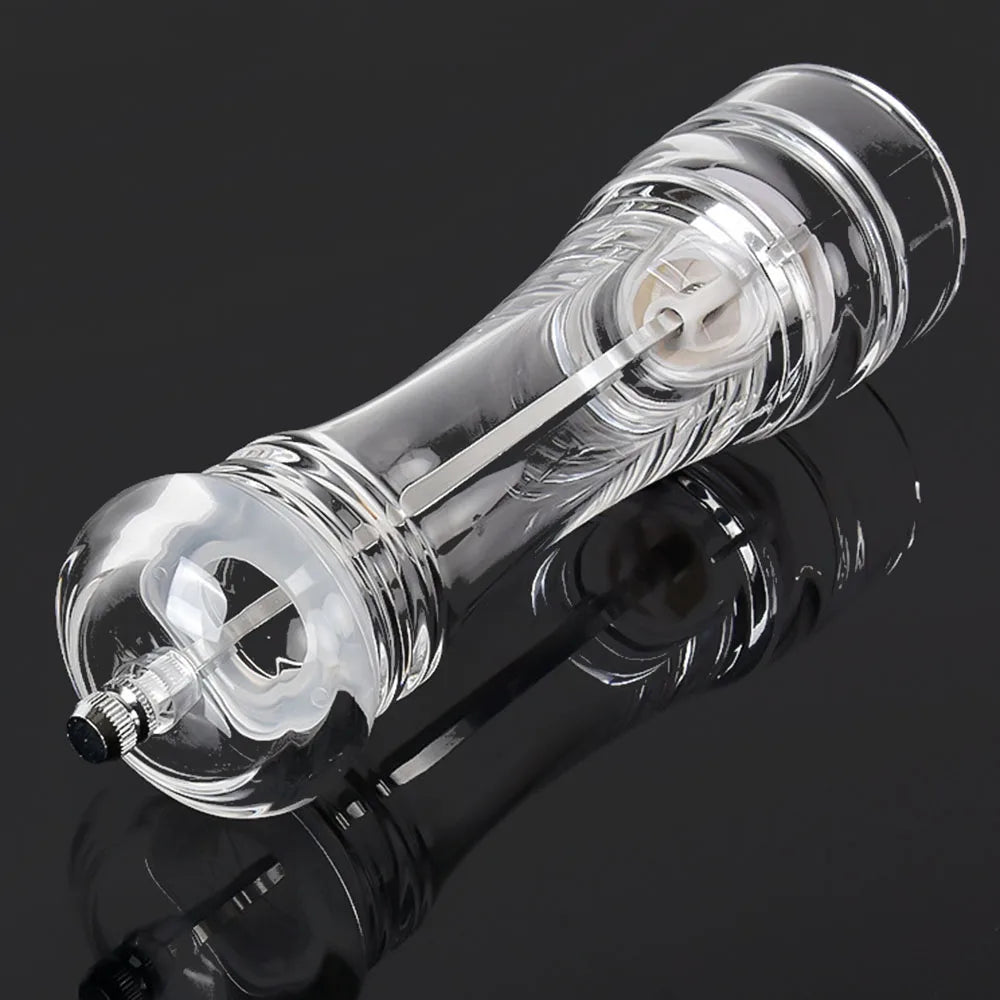 New Acrylic Grinder Transparent Pepper Grinder Manual Pepper Grinder Ceramic Core Multi Purpose Seasoning Bottle Kitchen Tools Peaceful Pleasures Health and Wellness