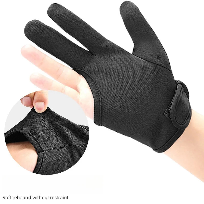 3 Finger Heat Resistant Gloves Mittens Protection Gloves Curling Wand Glove Reusable Heat Geat Gloves Barber Hair Styling Tools Peaceful Pleasures Health and Wellness