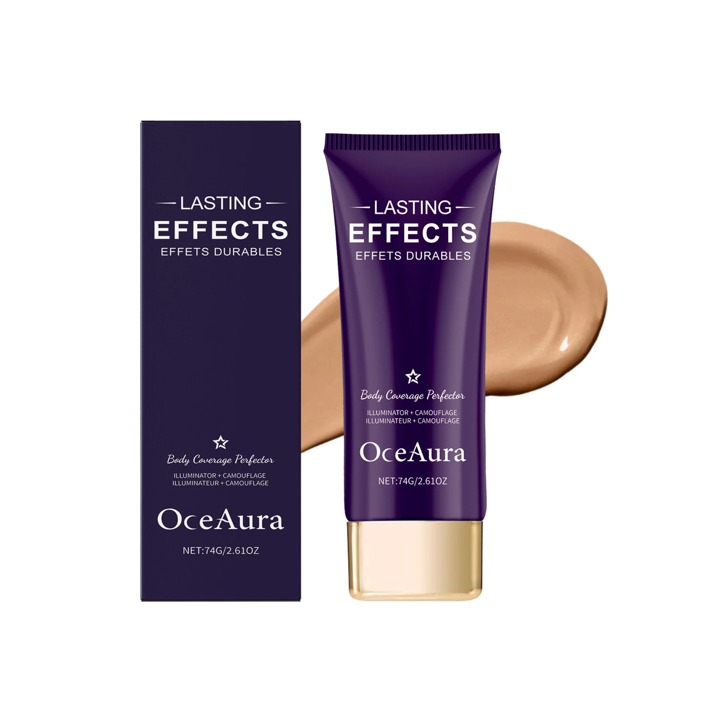 OceAura Flawless Waterproof Concealer – Dark Circles & Acne Cover