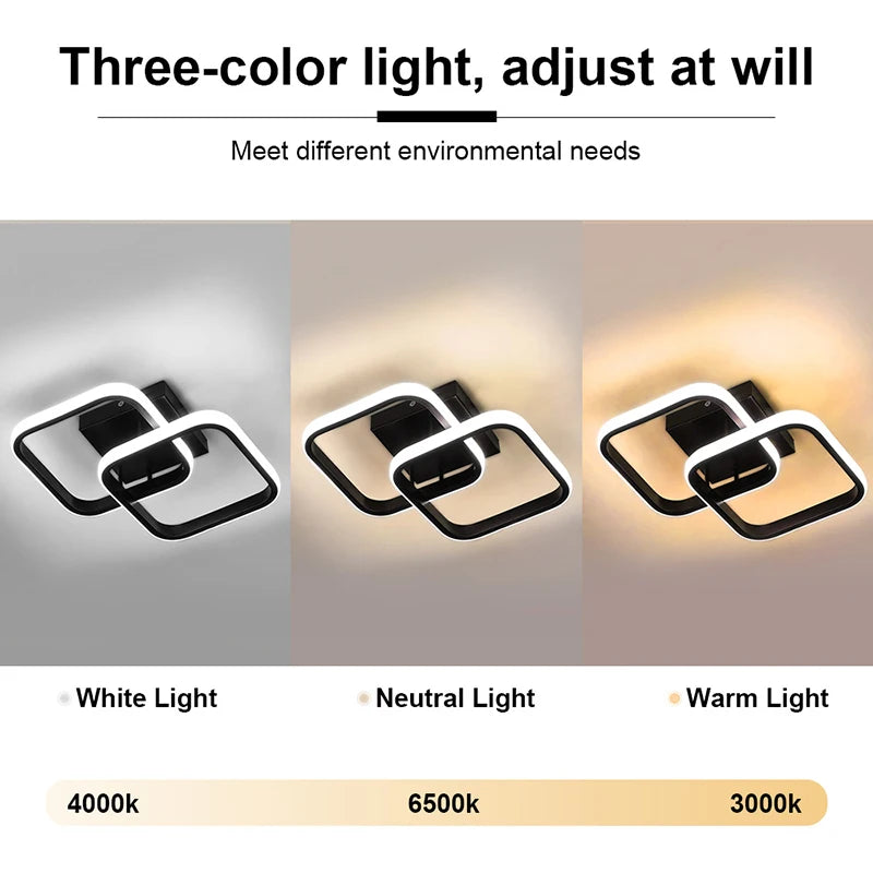 22W LED Ceiling Light | Modern Minimalist Home Fixture