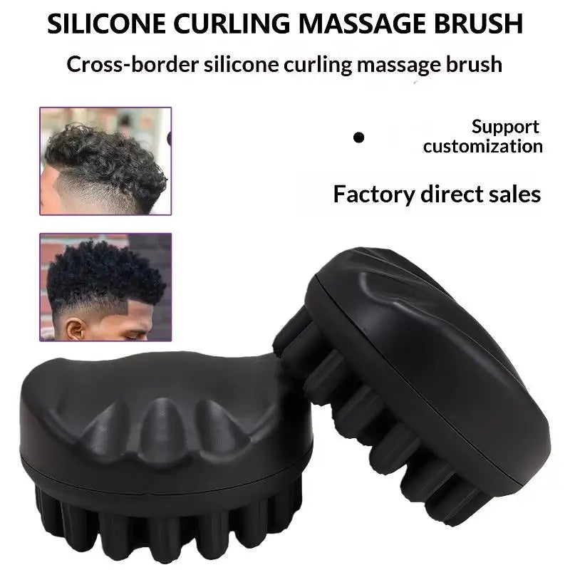 Afro Curl Sponge | Coil Wave Dreadlock Fork Comb & Edge Brush