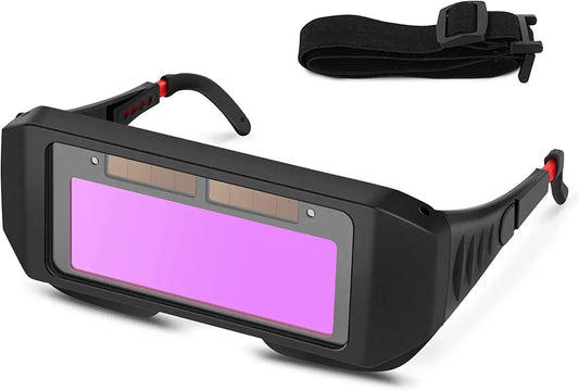 Welding Goggles Automatic Solar Automatic Darkening Safety Glasses UV Protective Welding Goggles Welder Glasses Protective Tools Peaceful Pleasures Health and Wellness