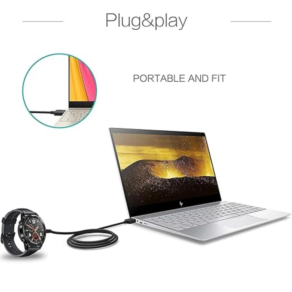 Huawei Watch GT GT2 GT2e Honor Magic USB Charger Cable Peaceful Pleasures Health and Wellness