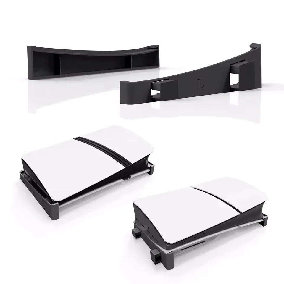 PS5 Slim & Pro Horizontal Stand – Sturdy ABS Console Cradle