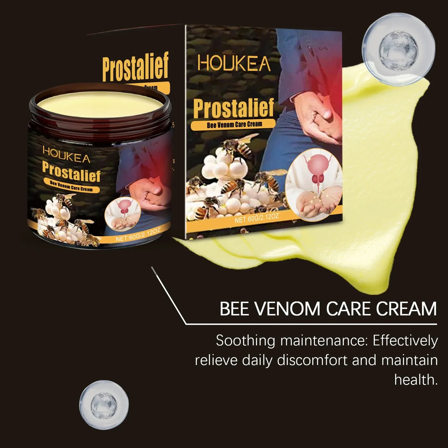 Houkea Bee Venom Men's Private Area Care Cream 60g