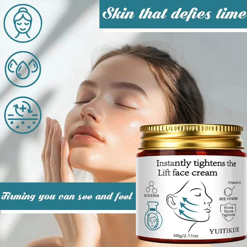 YUITIKUE Bee Venom Lift Face Cream – Firm & Brighten Skin Firming Face Cream Peaceful Pleasures Health and Wellness