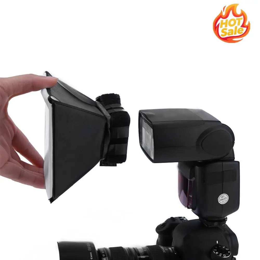 Flash Diffuser Softbox 125x100mm – Universal DSLR Soft Light Box