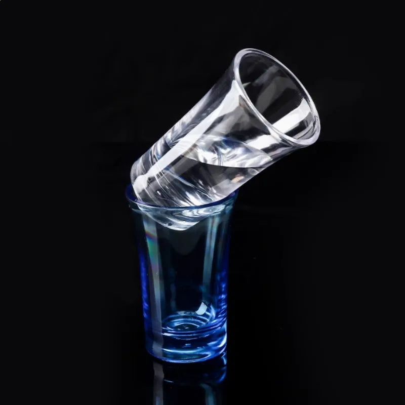 10-Pack BPA-Free 35ml Plastic Shot Glasses | Rainbow Party Cups