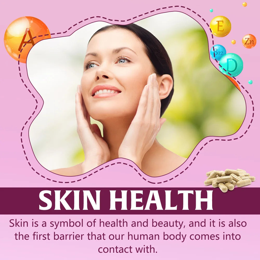 Biotin + Collagen Capsules - Promotes Hair Growth, Anti-Aging, Supports Joints & Bones, Stronger Nails, Beauty Health Peaceful Pleasures Health and Wellness