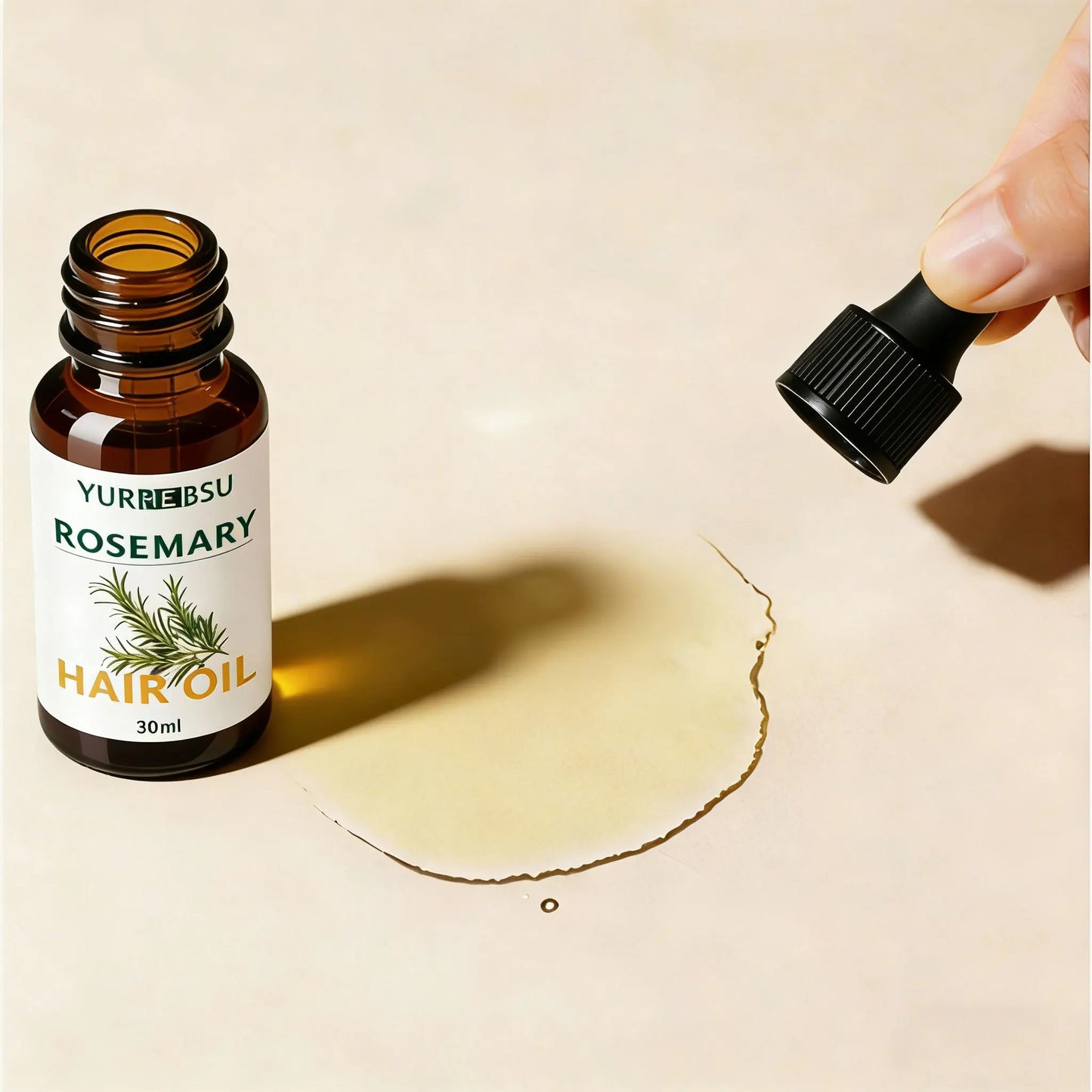 YURHERSU Pure Rosemary Hair Oil – Scalp & Hair Growth Oil
