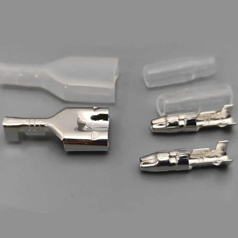 10sets 3.5/4.0mm Bullet Terminal Car Electrical Wire Connector Male & Female Double Bullet Wire Connector Terminals Peaceful Pleasures Health and Wellness Silver-plating 4.0mm-10sets